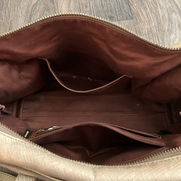 Gold Fossil Sydney Crossbody Satchel - Picture 6 of 7